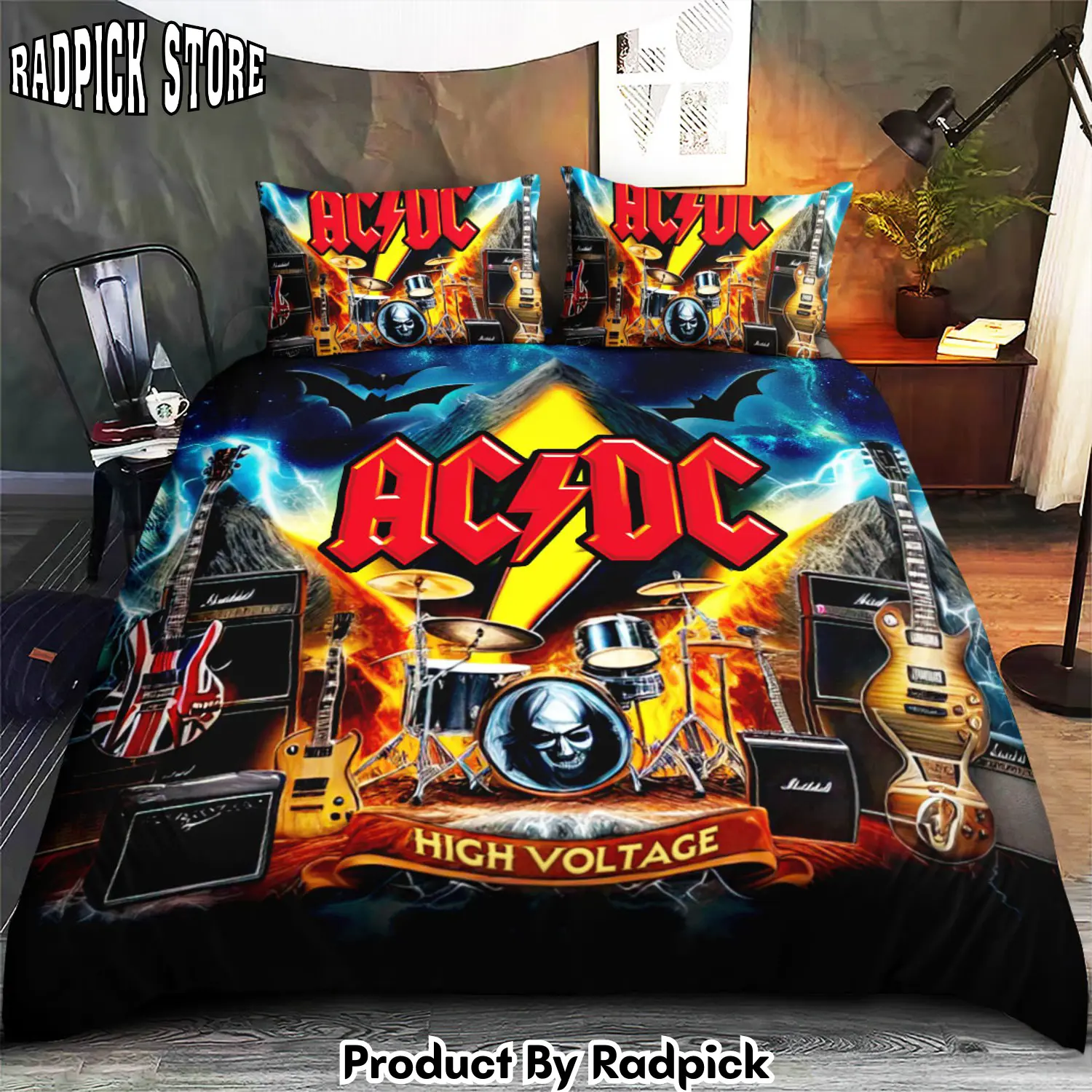 Radpick acdc bedding set anhnv 3434 rp3278907